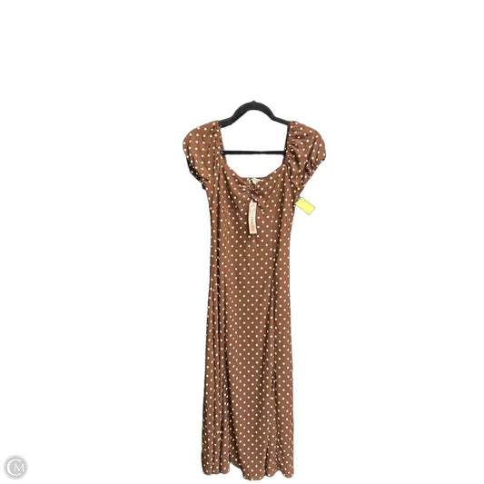 Dress Casual Maxi By Inspired Hearts In Polkadot Pattern, Size: M