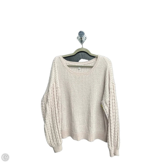 Sweater By Fever In Cream, Size: Xl