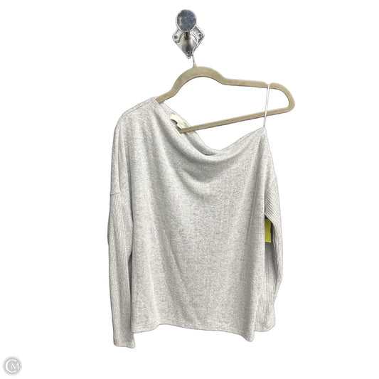 Top Long Sleeve By Loft In Grey, Size: S