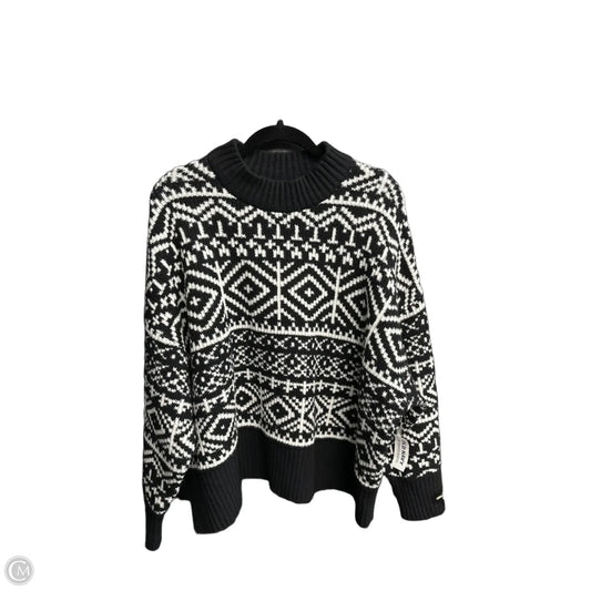 Sweater By Old Navy In Black & White, Size: Xxl