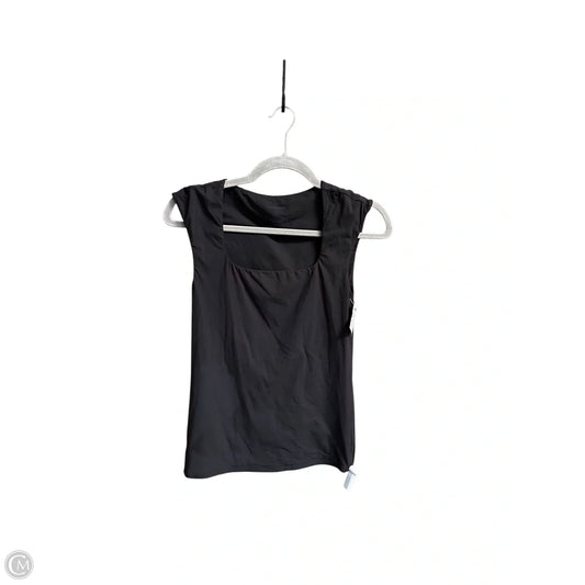 Top Short Sleeve By White House Black Market In Black, Size: S