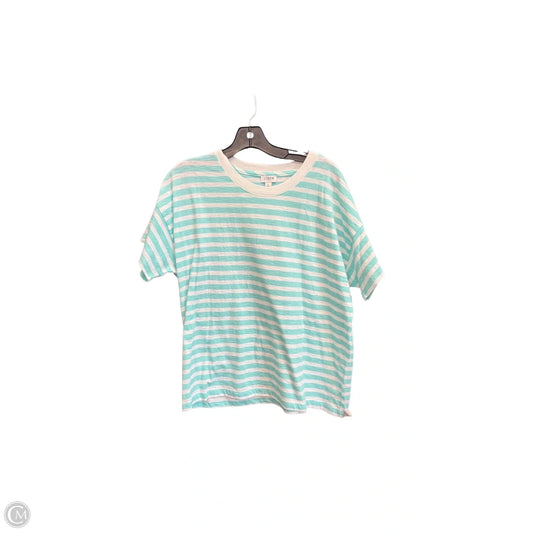 Top Short Sleeve By J. Crew In Striped Pattern, Size: L