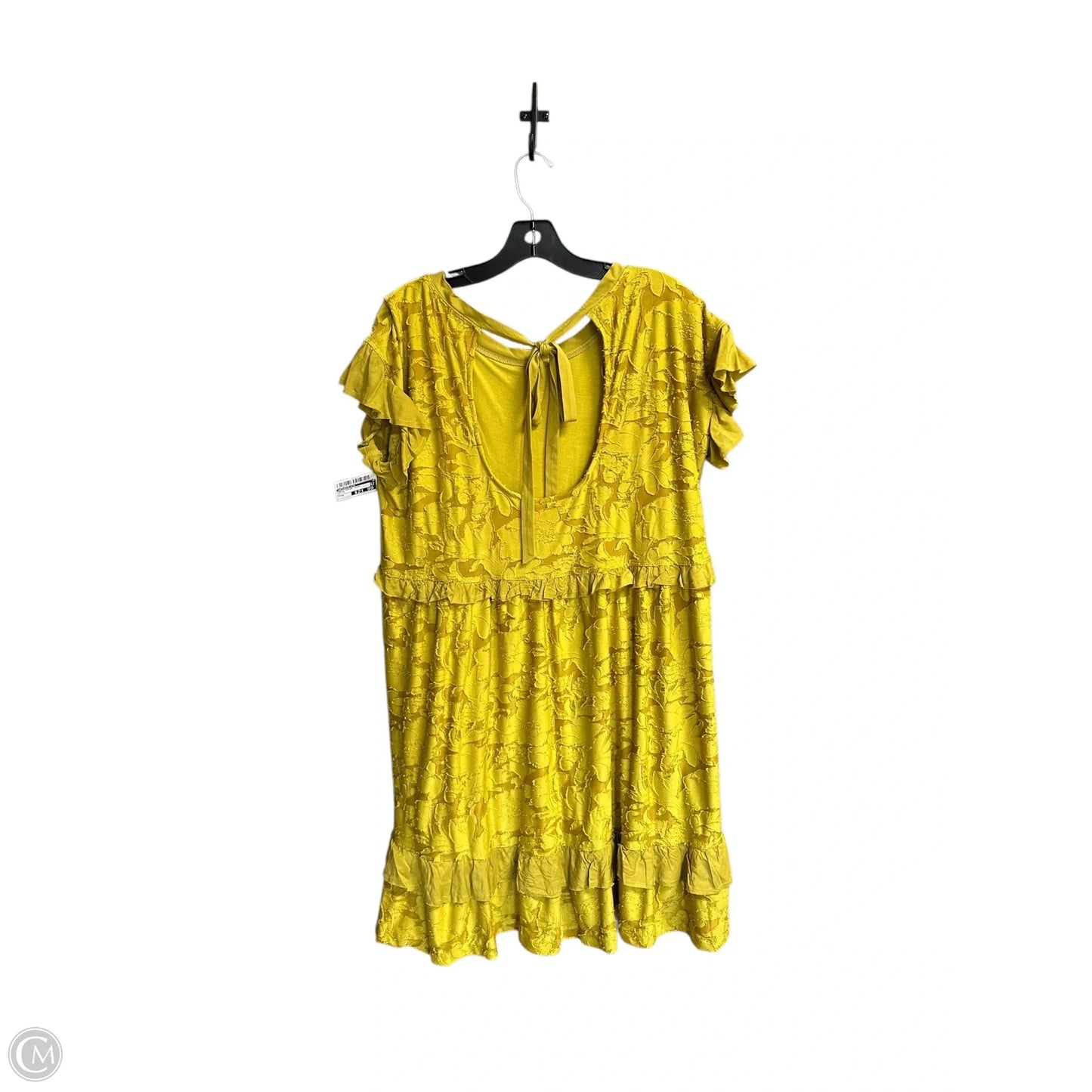 Dress Casual Short By Anthropologie In Yellow, Size: M