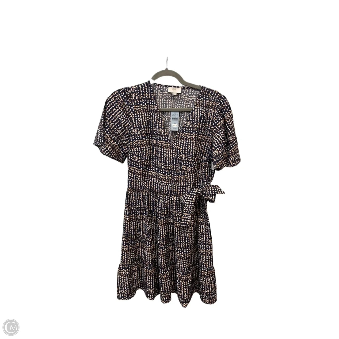 Dress Casual Short By Loft In Polkadot Pattern, Size: S