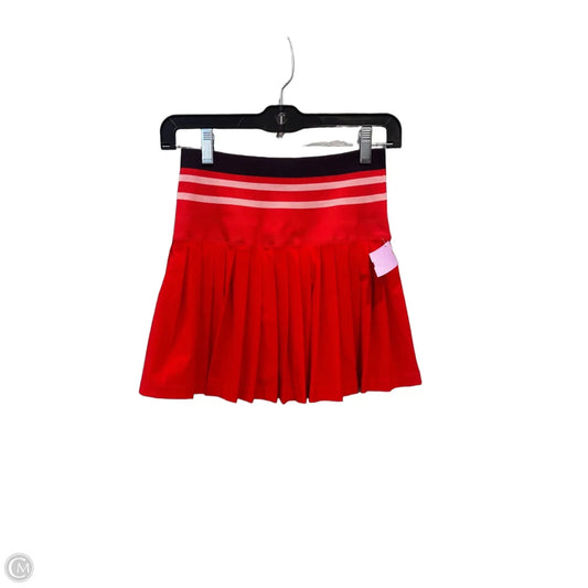 Athletic Skort By Clothes Mentor In Red, Size: Xs