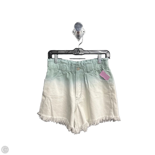 Shorts By Vervet In Green & White, Size: M