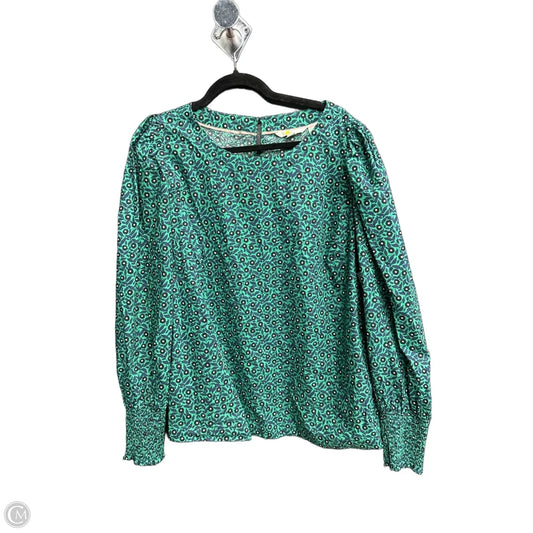Top Long Sleeve By Boden In Floral Print, Size: 2x