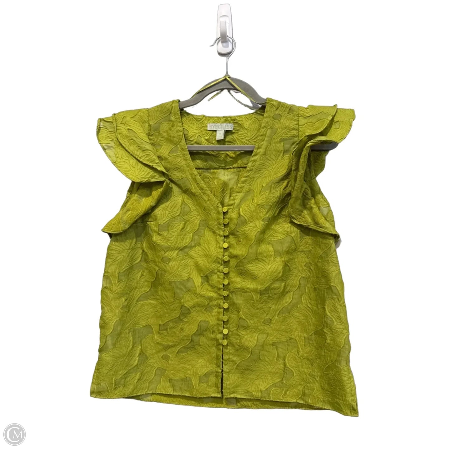 Top Sleeveless By Ryegrass In Green, Size: M