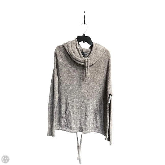 Sweatshirt Hoodie By Barefoot Dreams In Grey, Size: M