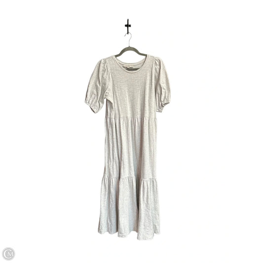 Dress Casual Maxi By Loft In Grey, Size: M