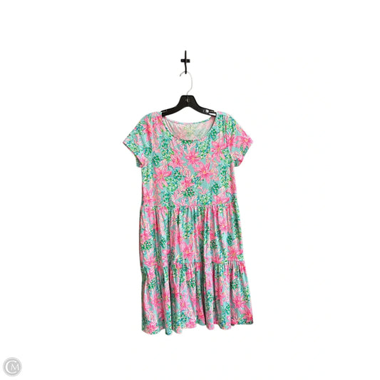 Dress Designer By Lilly Pulitzer In Floral Print, Size: S