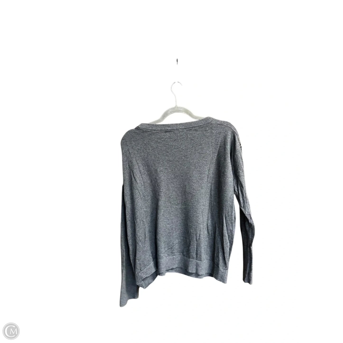 Top Long Sleeve Designer By Milly In Grey, Size: M