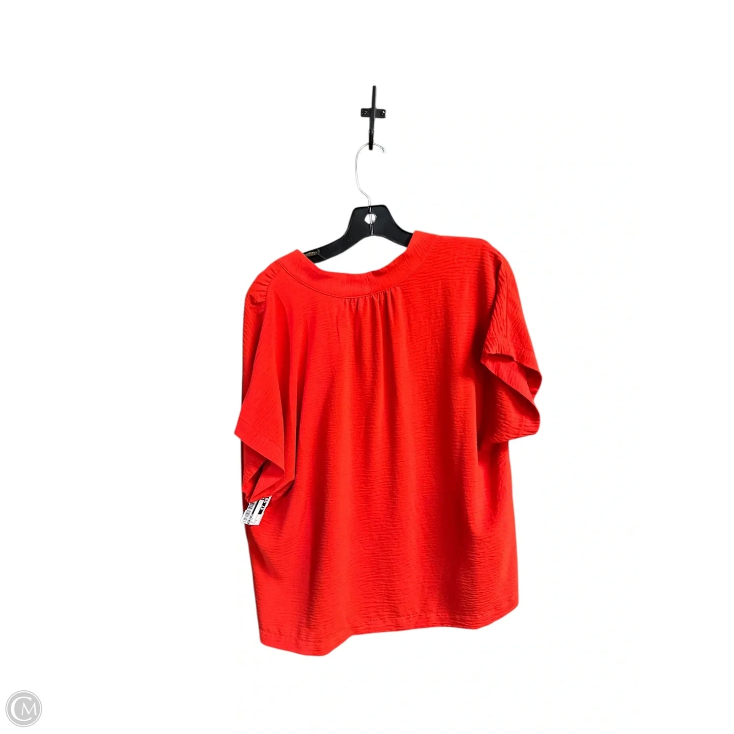 Top Short Sleeve By A New Day In Red, Size: M