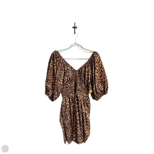 Dress Casual Short By Old Navy In Animal Print, Size: Mp