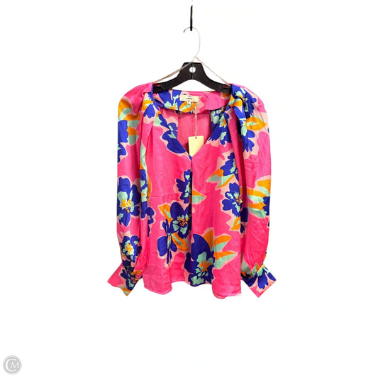 Top Long Sleeve By Entro In Floral Print, Size: S