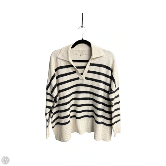 Sweater By Loft In Striped Pattern, Size: Xs
