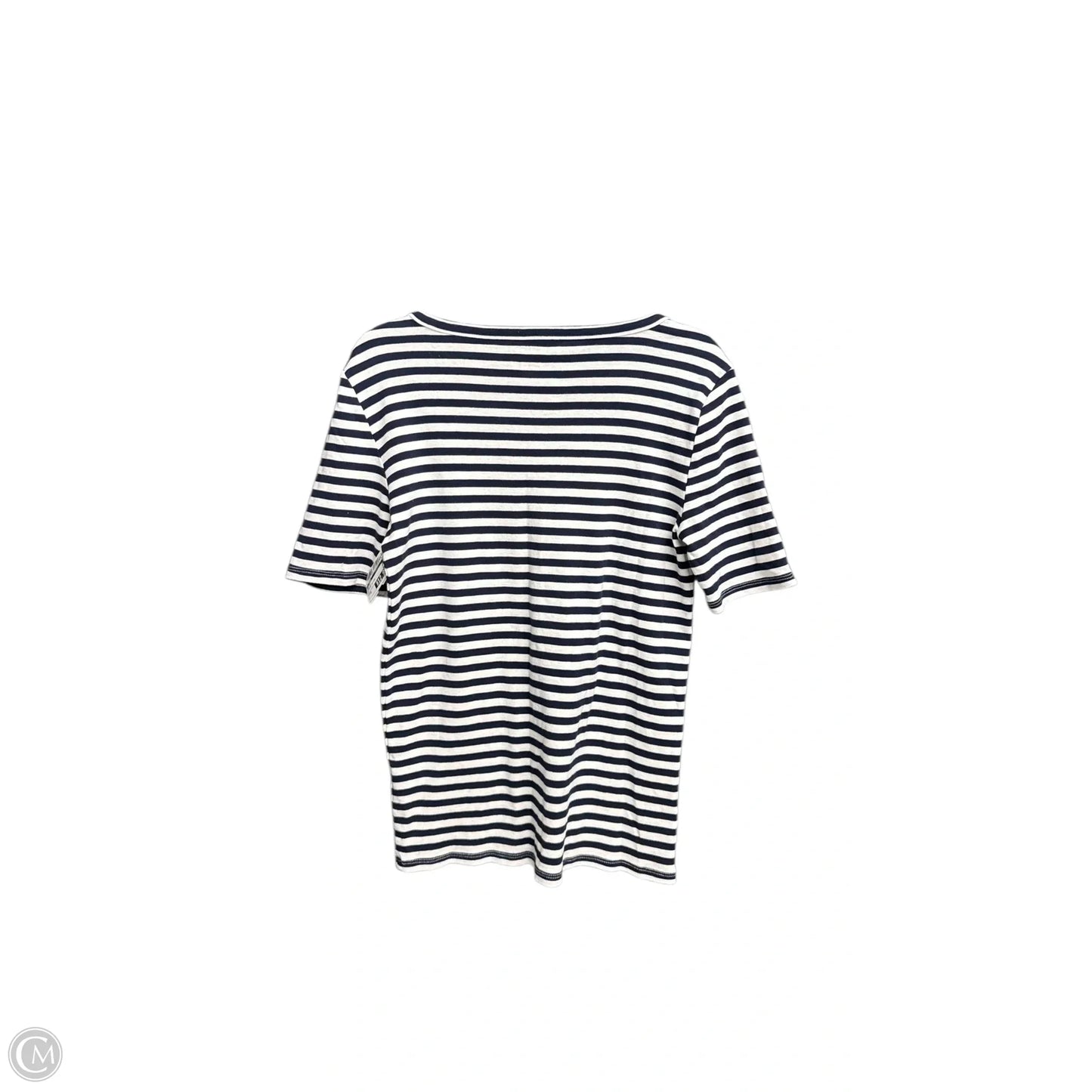 Top Short Sleeve By J. Crew In Striped Pattern, Size: M