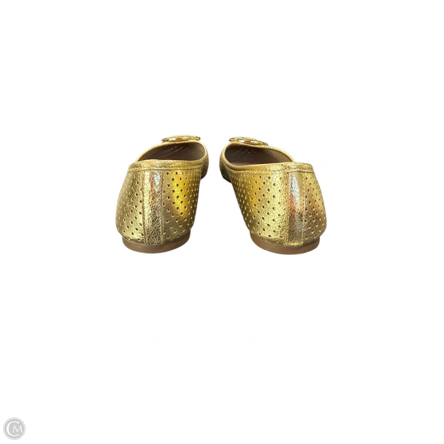 Shoes Designer By Tory Burch In Gold, Size: 9