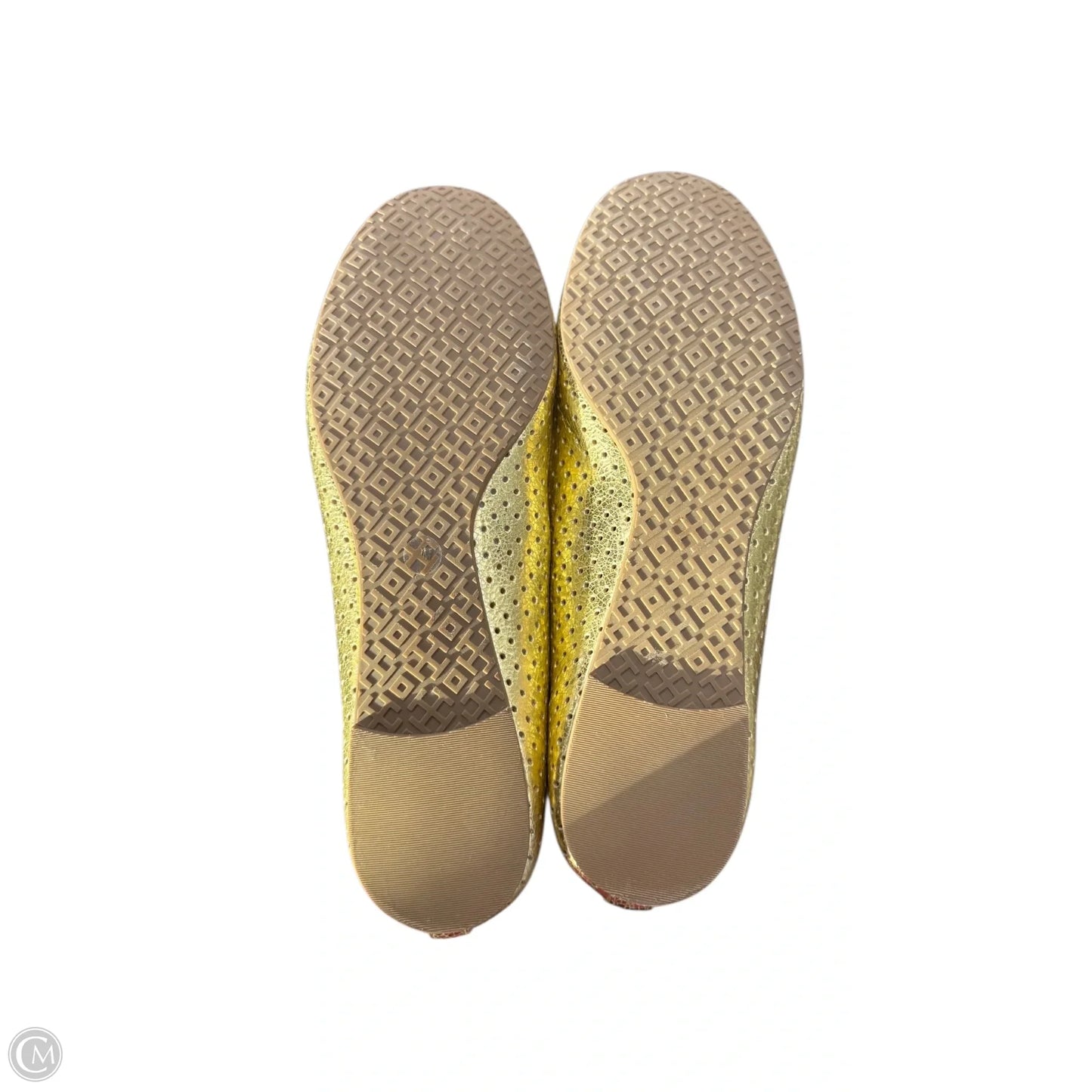 Shoes Designer By Tory Burch In Gold, Size: 9