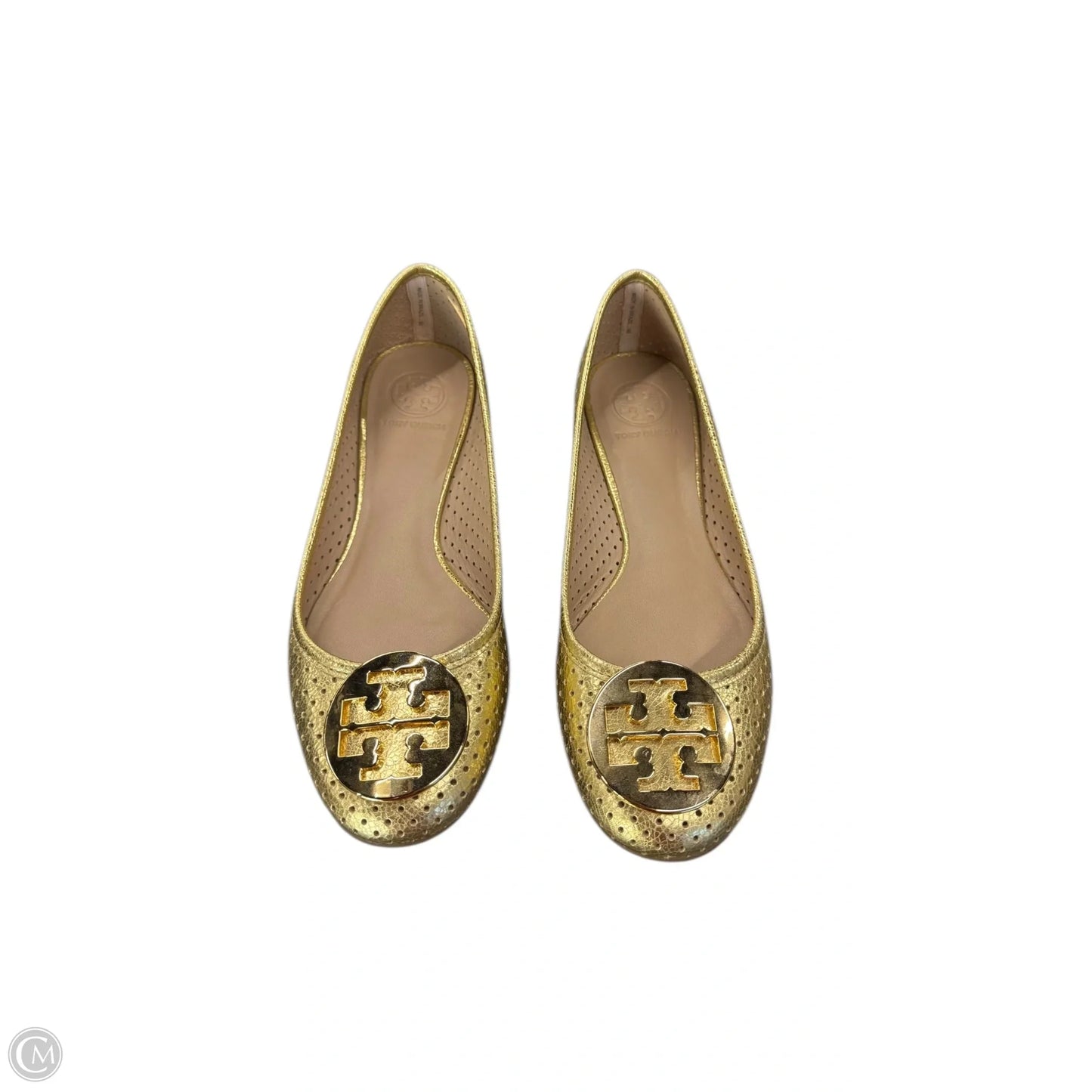Shoes Designer By Tory Burch In Gold, Size: 9