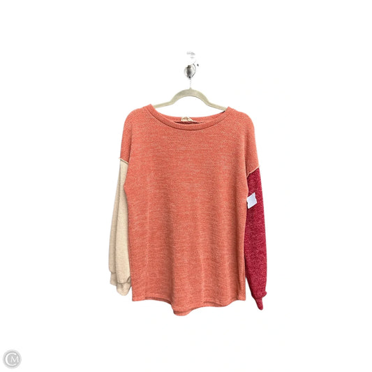 Top Long Sleeve By Bibi In Multi-colored, Size: M