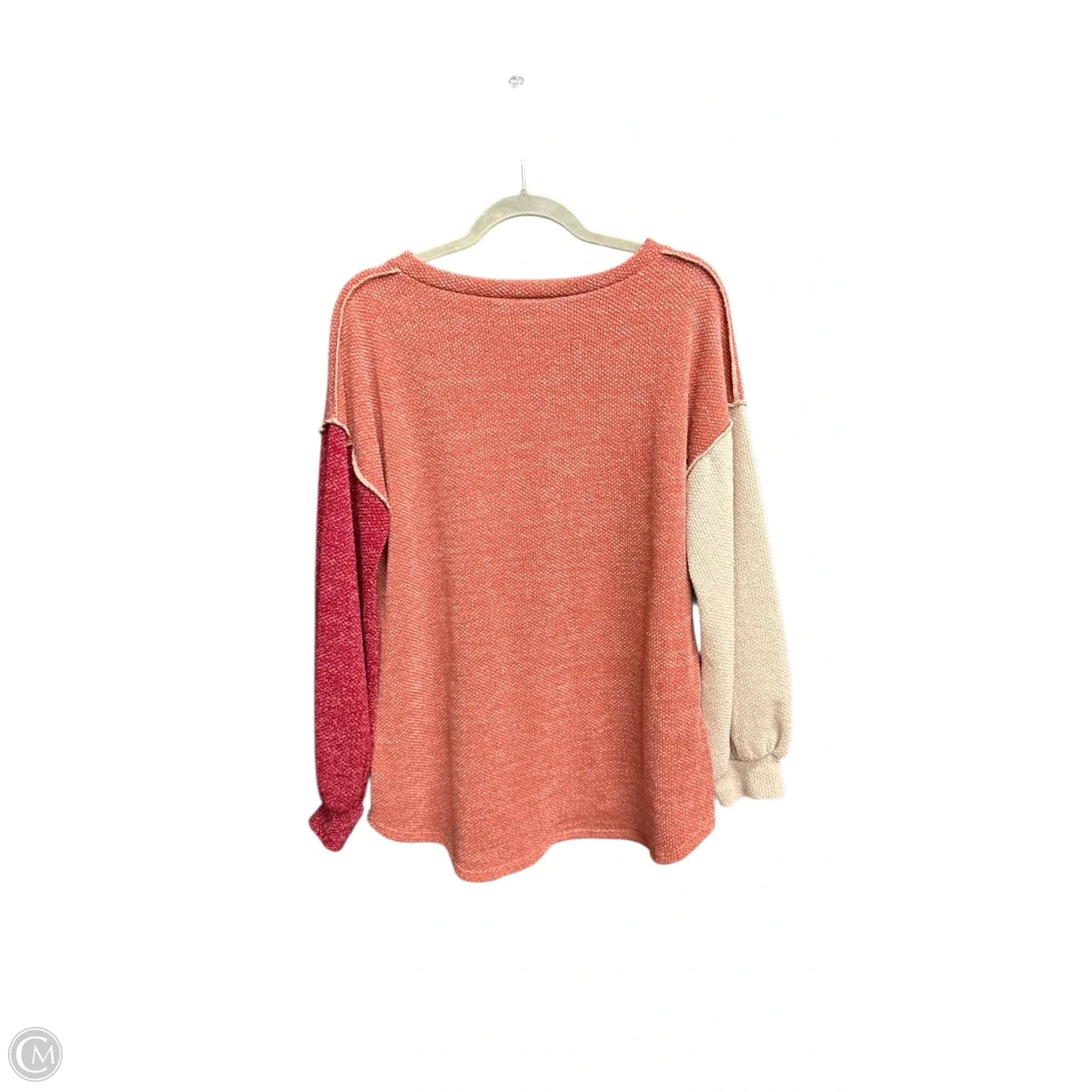 Top Long Sleeve By Bibi In Multi-colored, Size: M