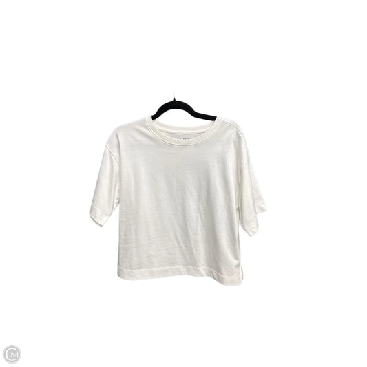 Top Short Sleeve By Loft In White, Size: Xs