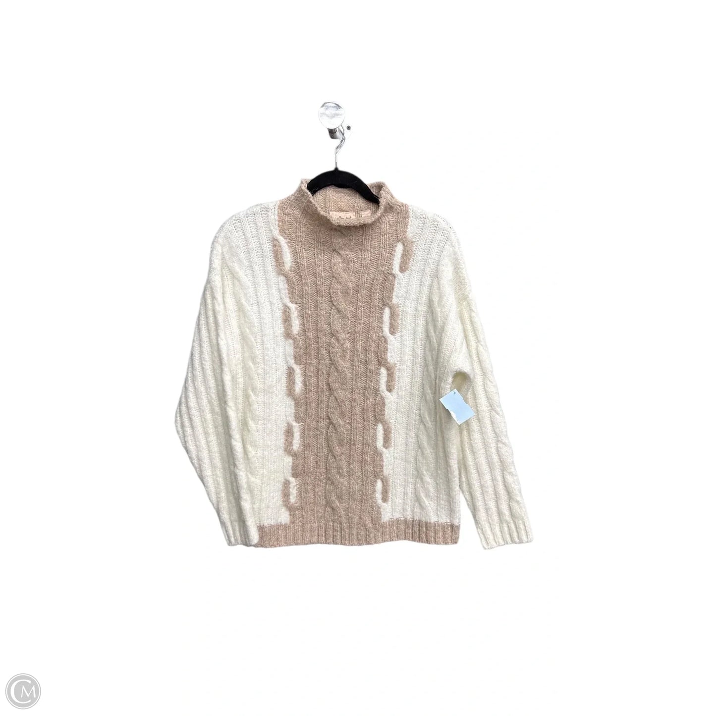 Sweater By Willow & Root In Cream & White, Size: S