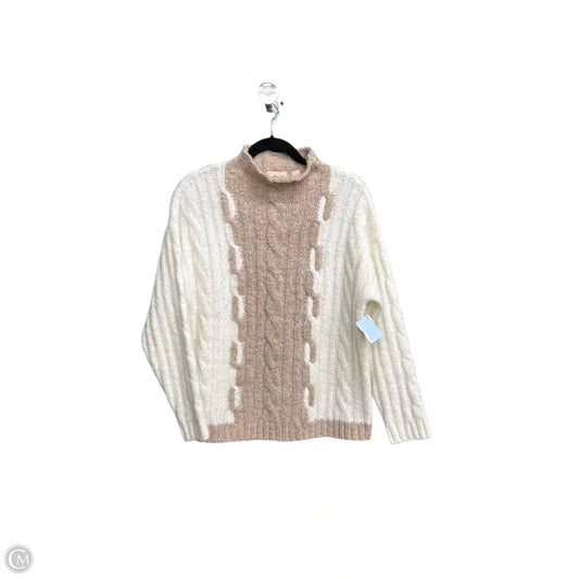 Sweater By Willow & Root In Cream & White, Size: S