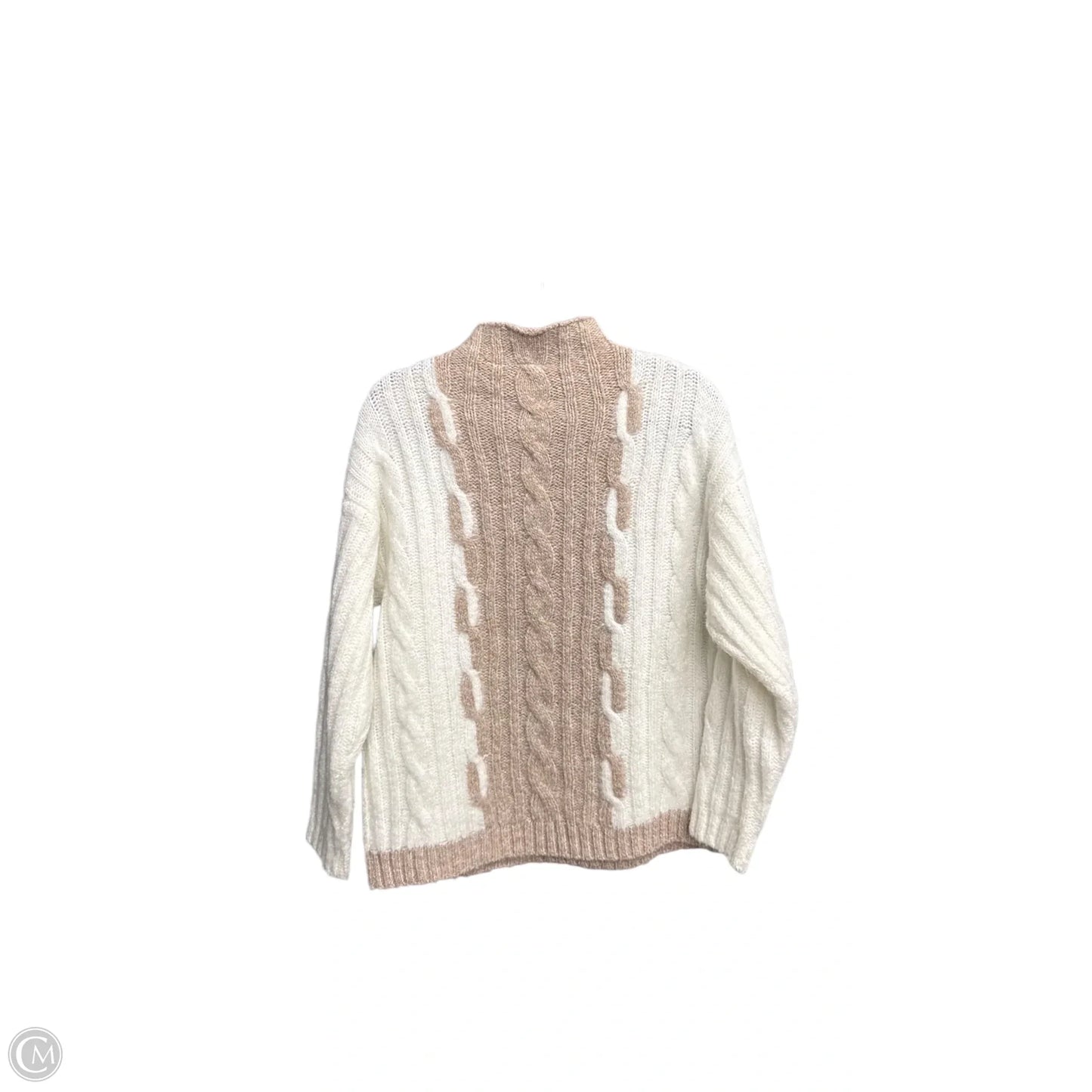 Sweater By Willow & Root In Cream & White, Size: S