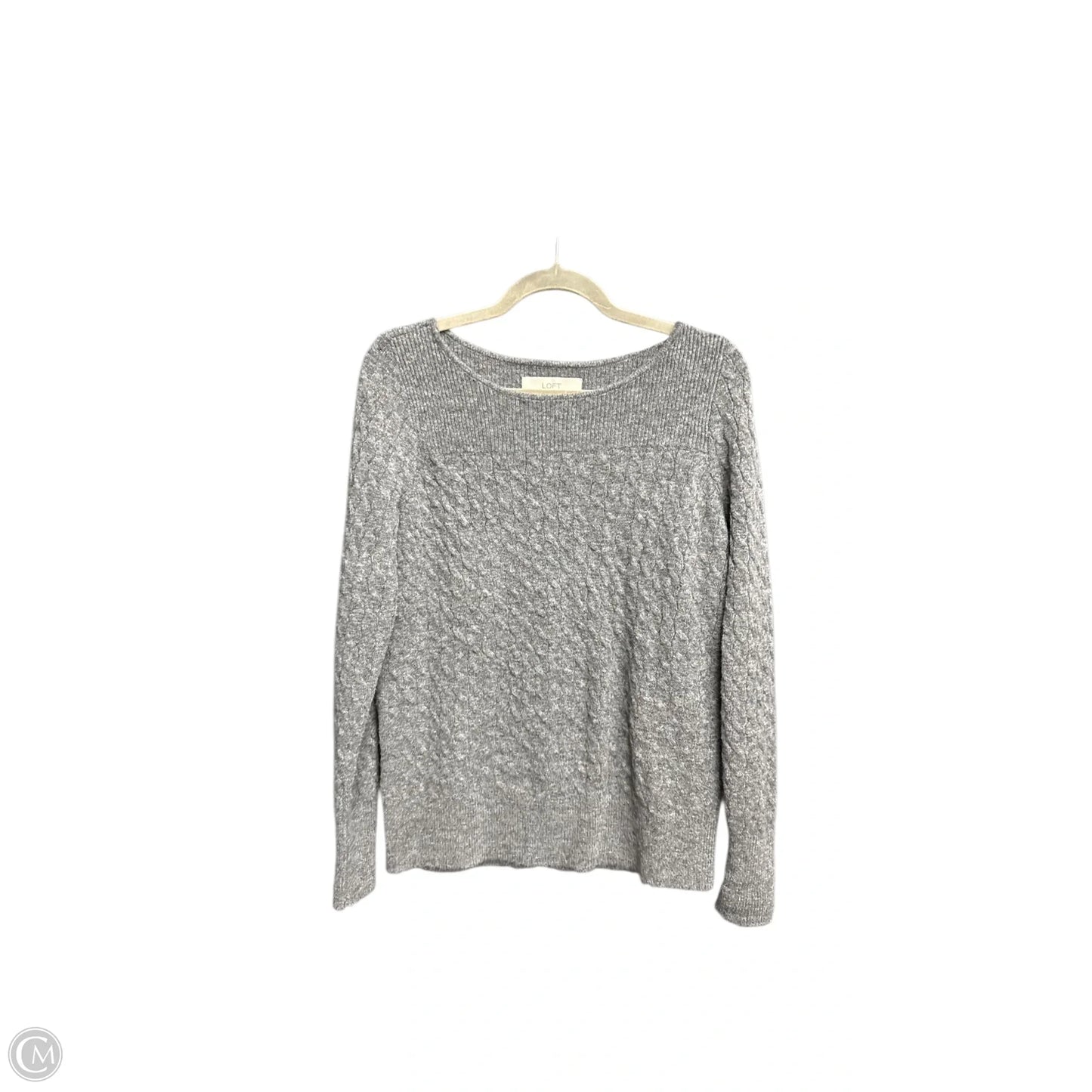 Sweater By Loft In Grey, Size: M