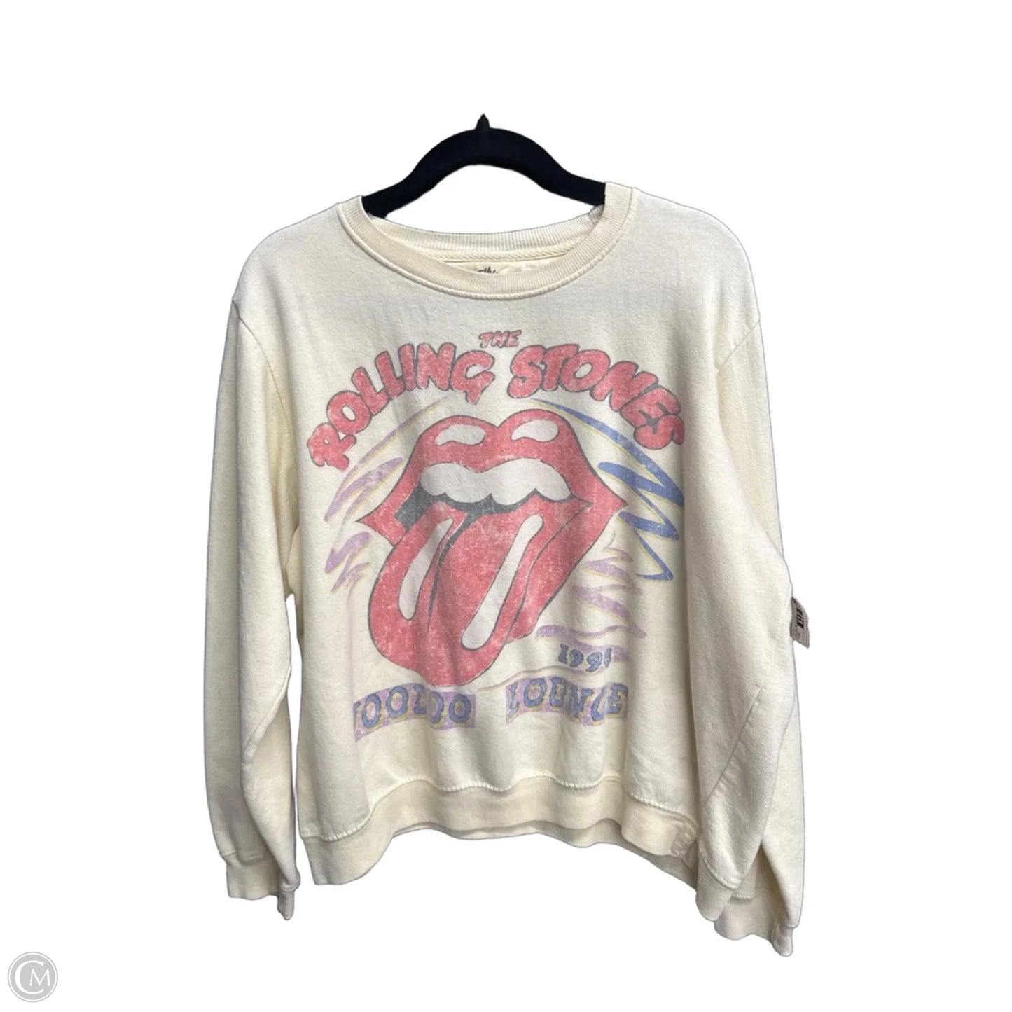 Sweatshirt Crewneck By Clothes Mentor In Yellow, Size: 2x