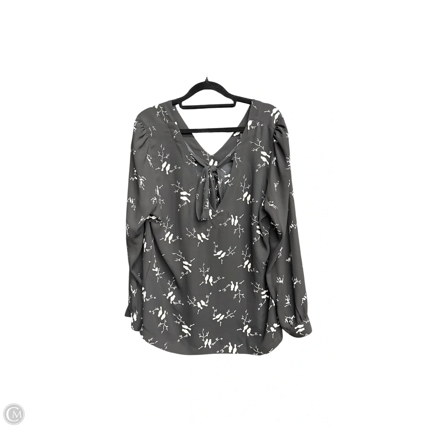 Top Long Sleeve By Loft In Black, Size: L