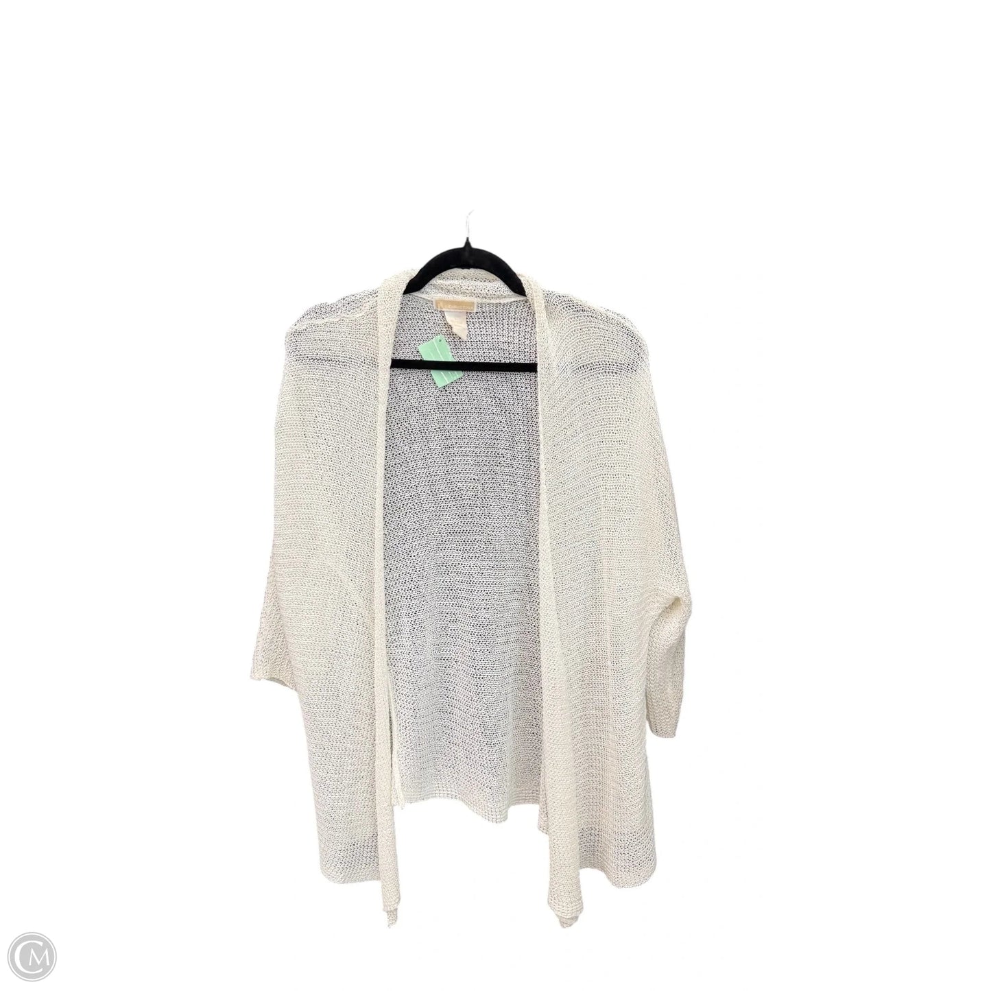 Cardigan By Clothes Mentor In Cream, Size: L
