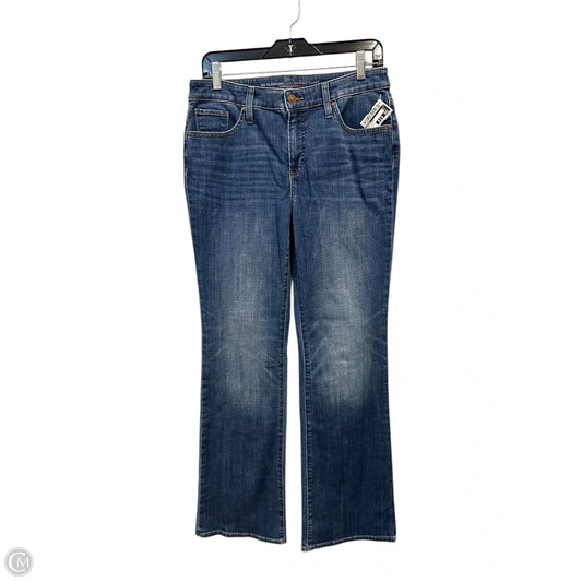 Jeans Flared By Chicos In Blue Denim, Size: 6