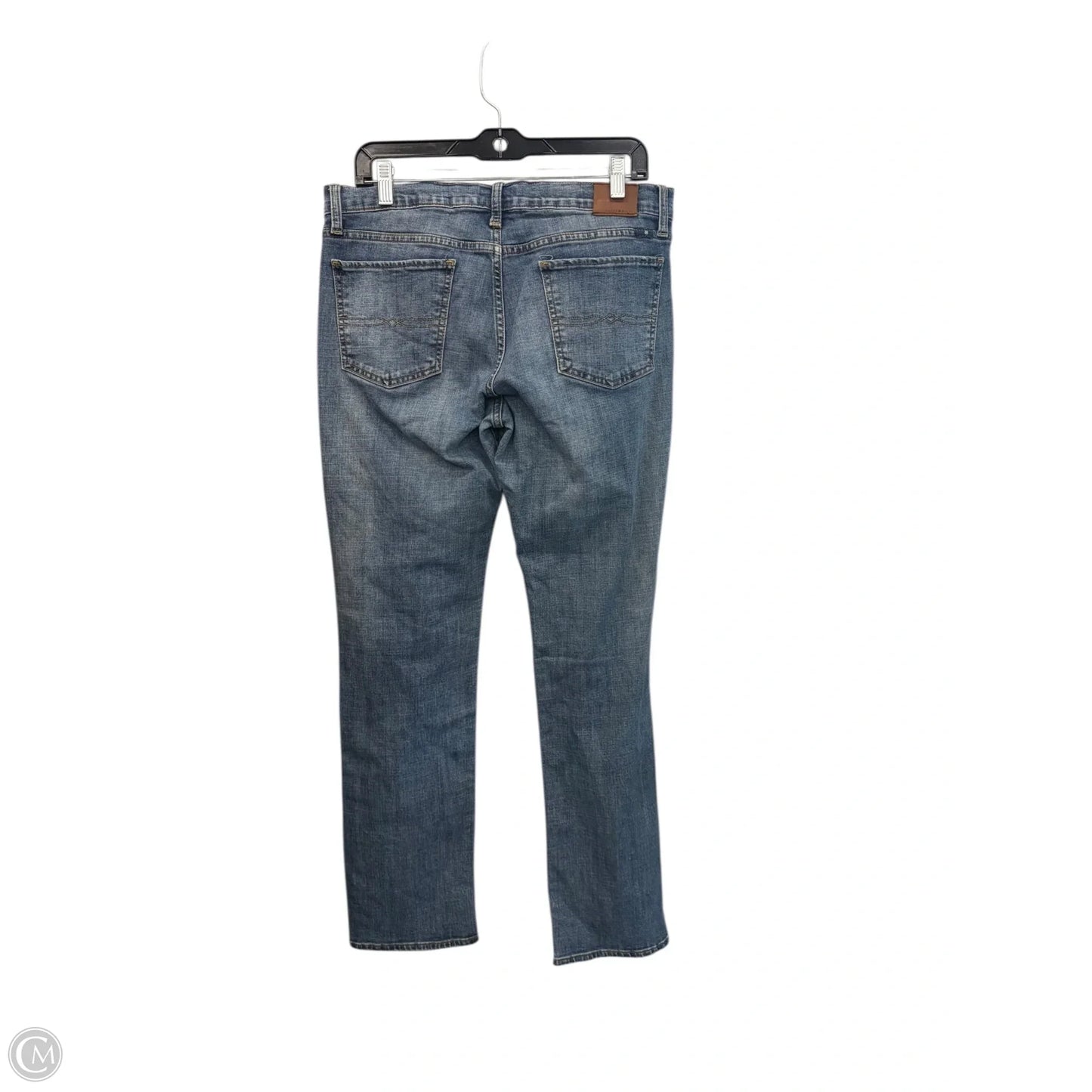 Jeans Straight By Lucky Brand In Blue Denim, Size: 14