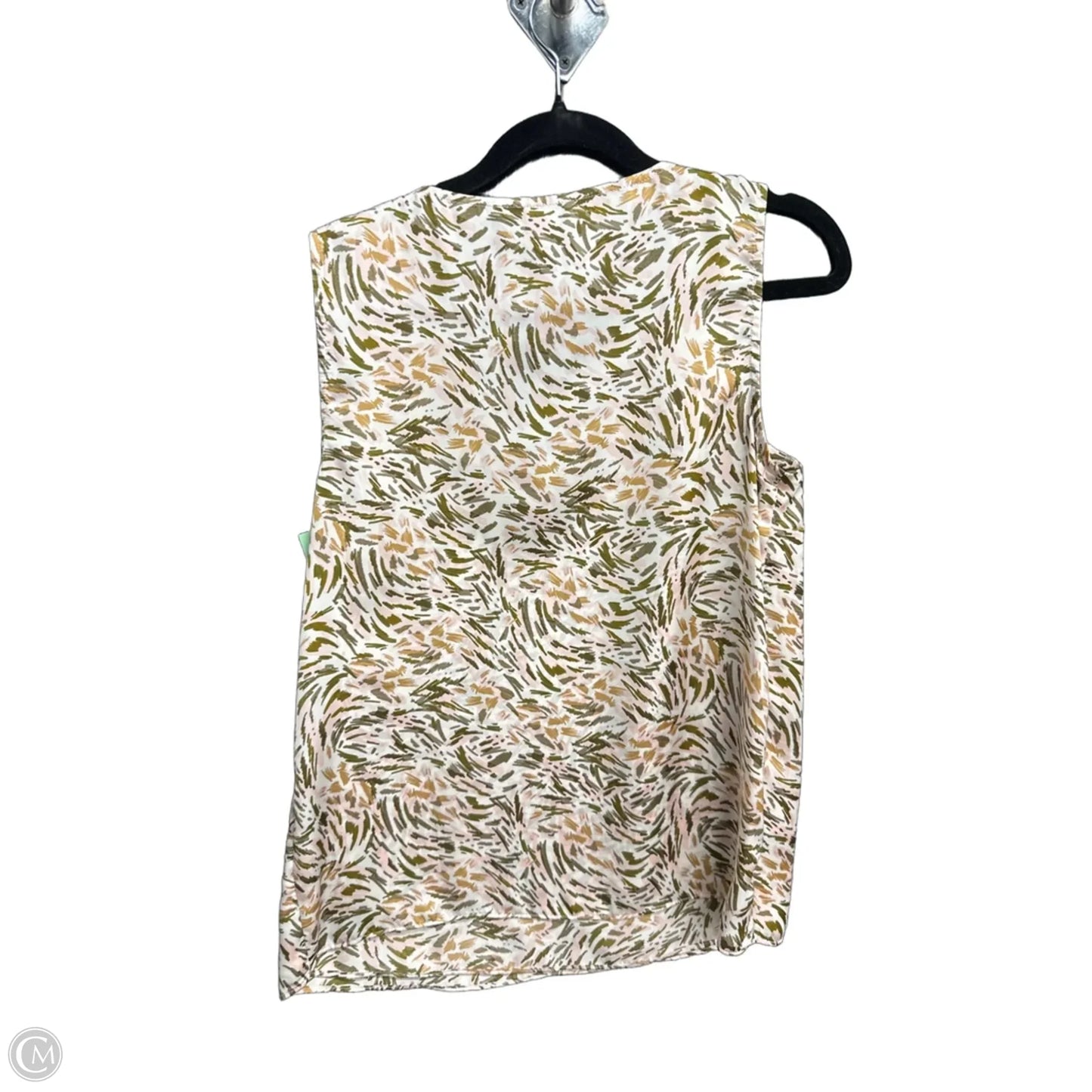 Top Sleeveless By Nine West In Floral Print, Size: Xs
