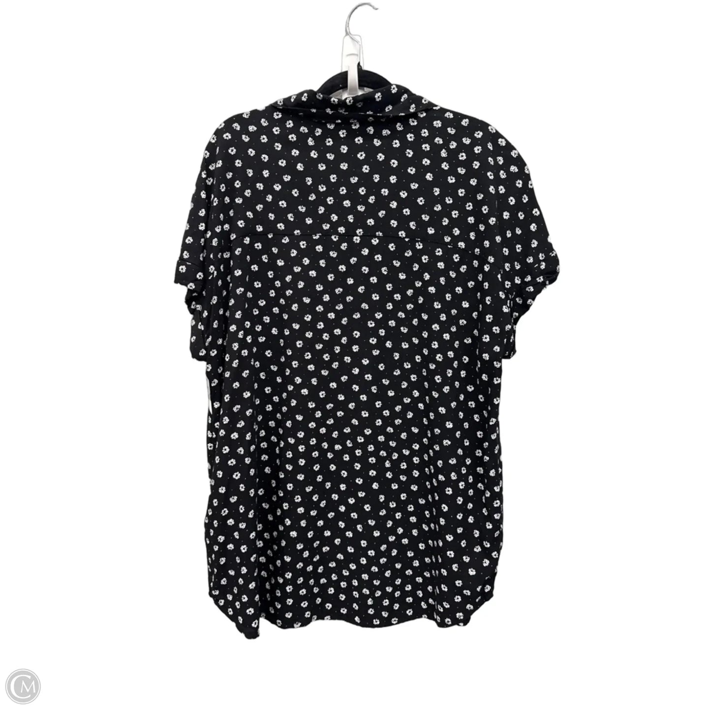 Top Short Sleeve By Beachlunchlounge In Floral Print, Size: L