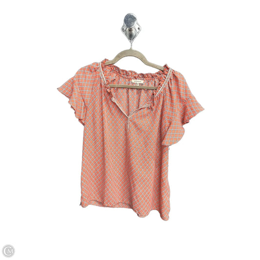 Top Short Sleeve By Max Studio In Multi-colored, Size: Xs