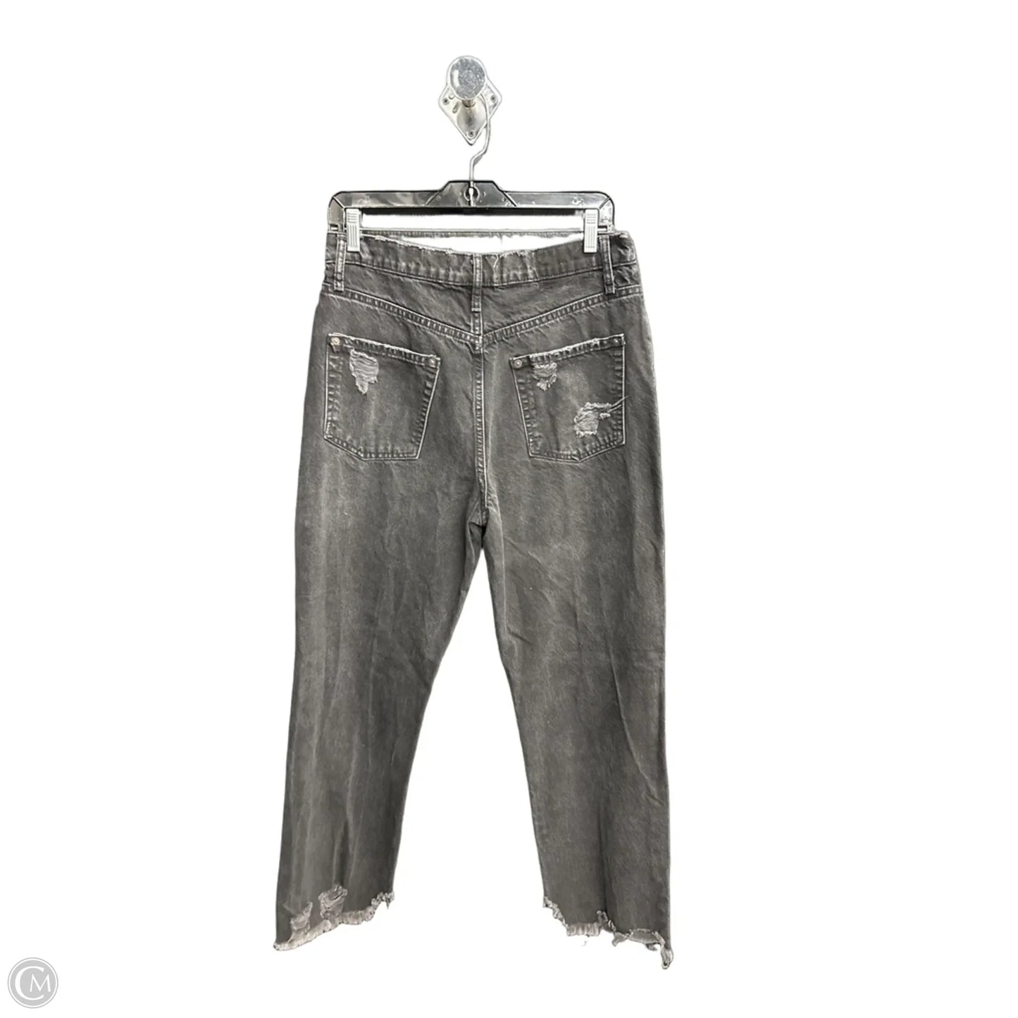 Jeans Straight By We The Free In Black Denim, Size: 8