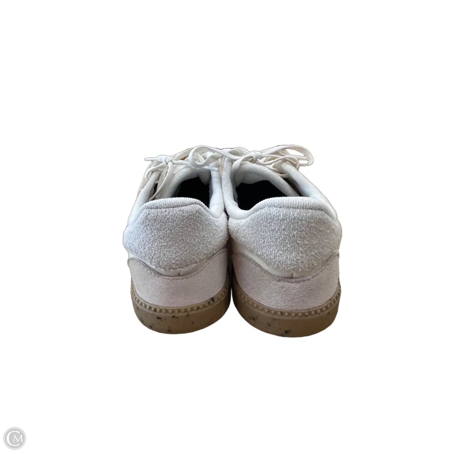Shoes Athletic By Adidas In White & Yellow, Size: 10