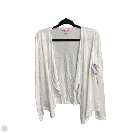 Cardigan Designer By Lilly Pulitzer In White, Size: M