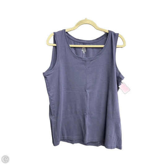 Tank Top By Chicos In Navy, Size: Xl