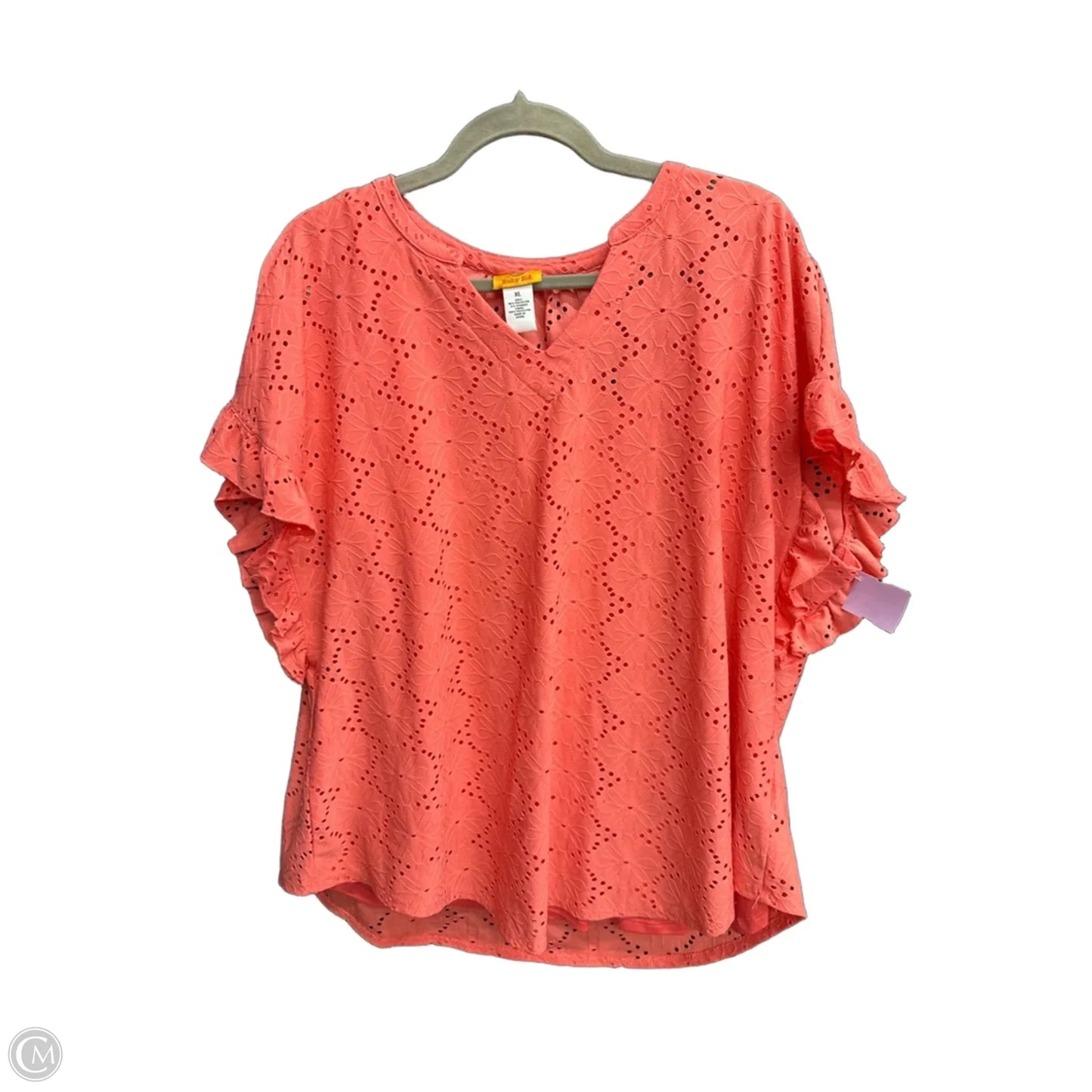 Top Short Sleeve By Ruby Rd In Pink, Size: Xl