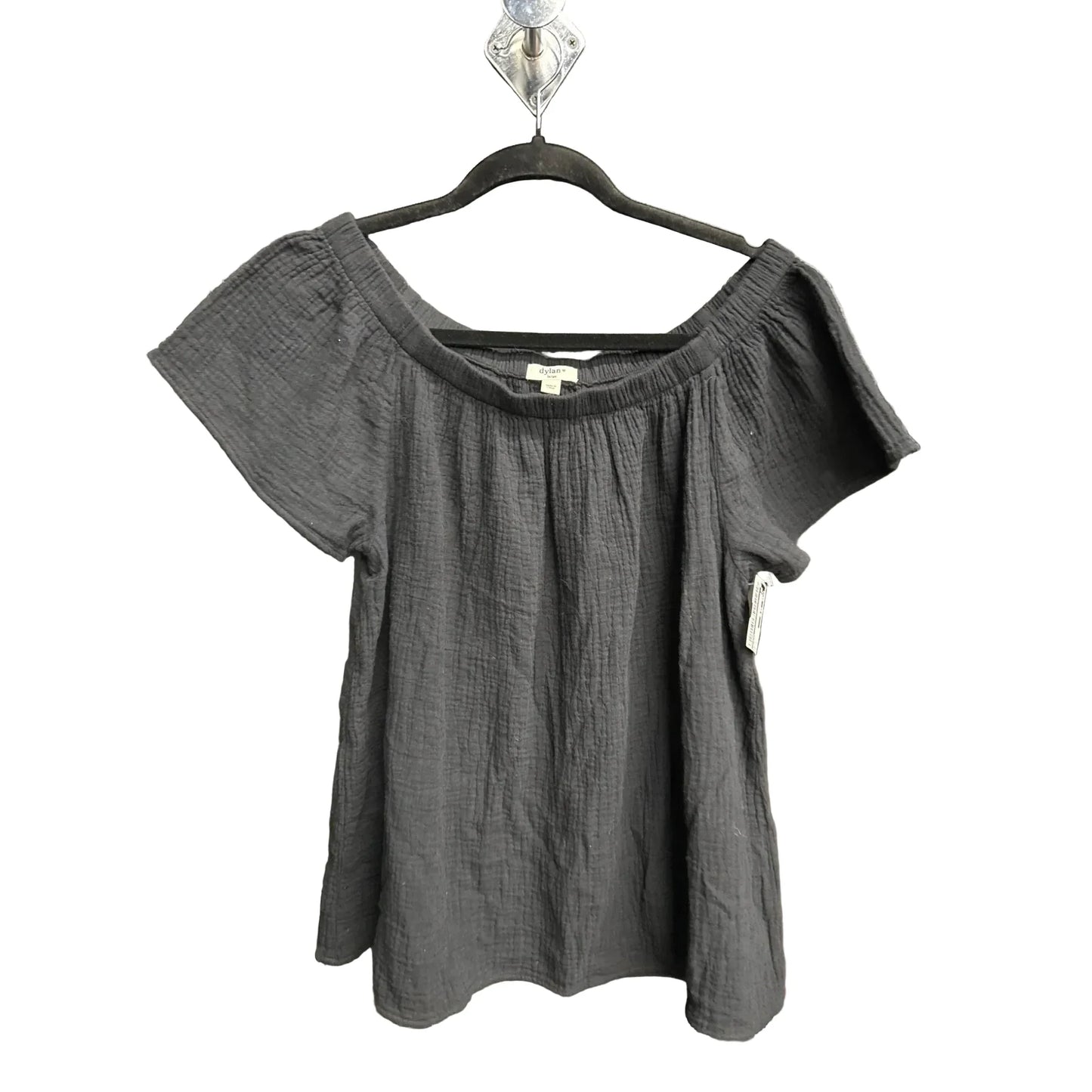 Top Short Sleeve By Dylan In Black, Size: L