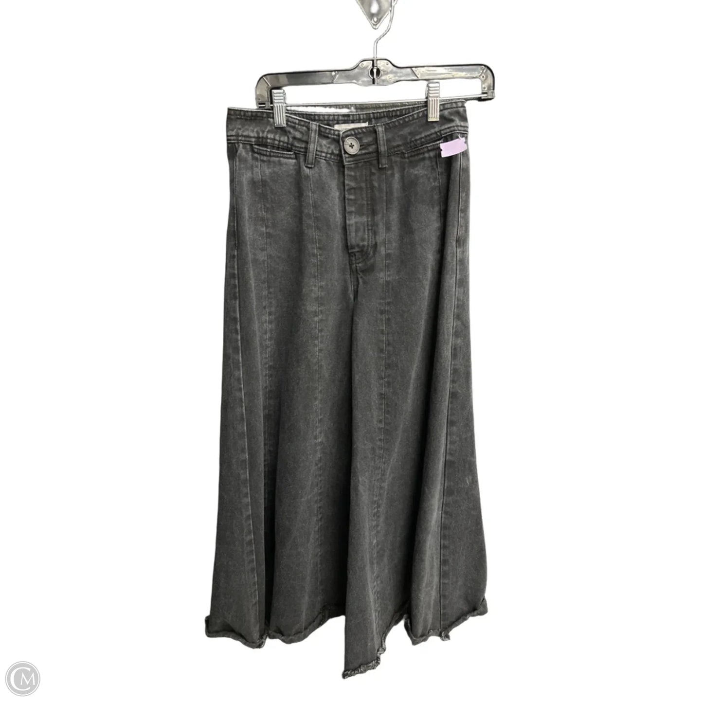 Jeans Flared By Clothes Mentor In Black Denim, Size: 4