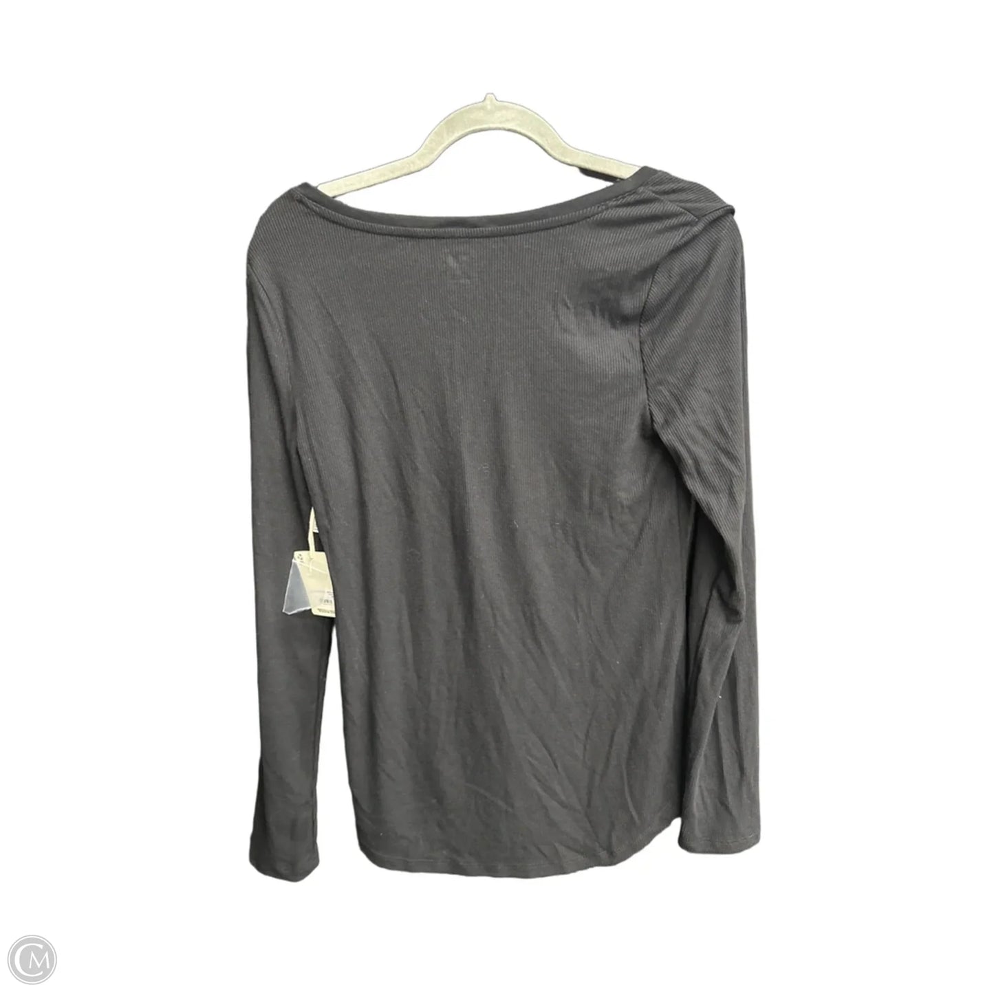 Top Long Sleeve Basic By Ana In Black, Size: M