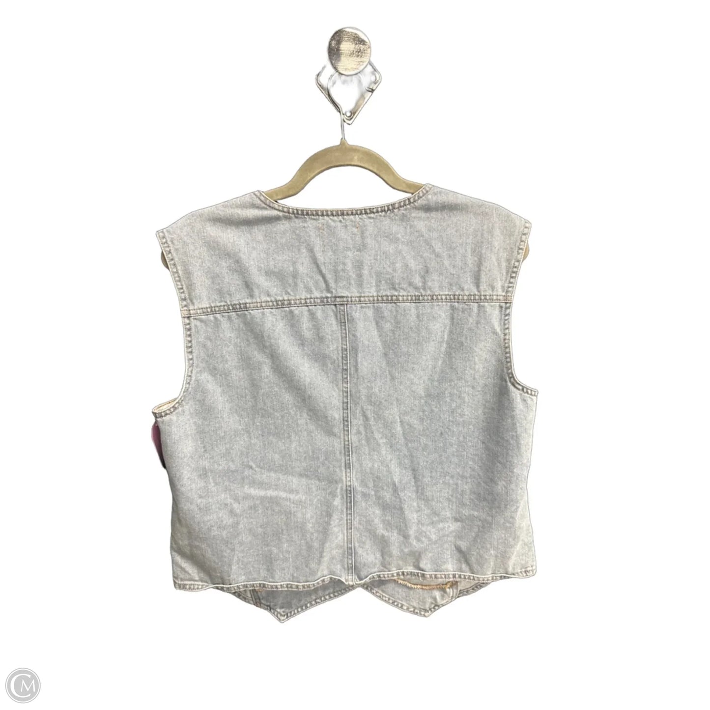 Vest Other By Le Lis In Blue Denim, Size: S