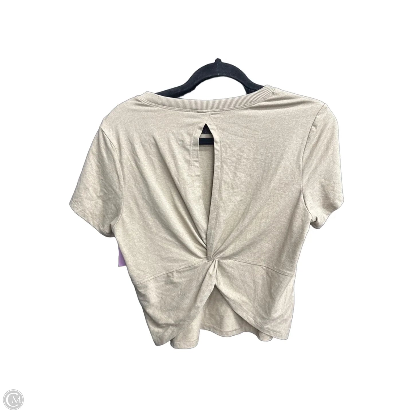 Athletic Top Short Sleeve By Freely In Brown, Size: S