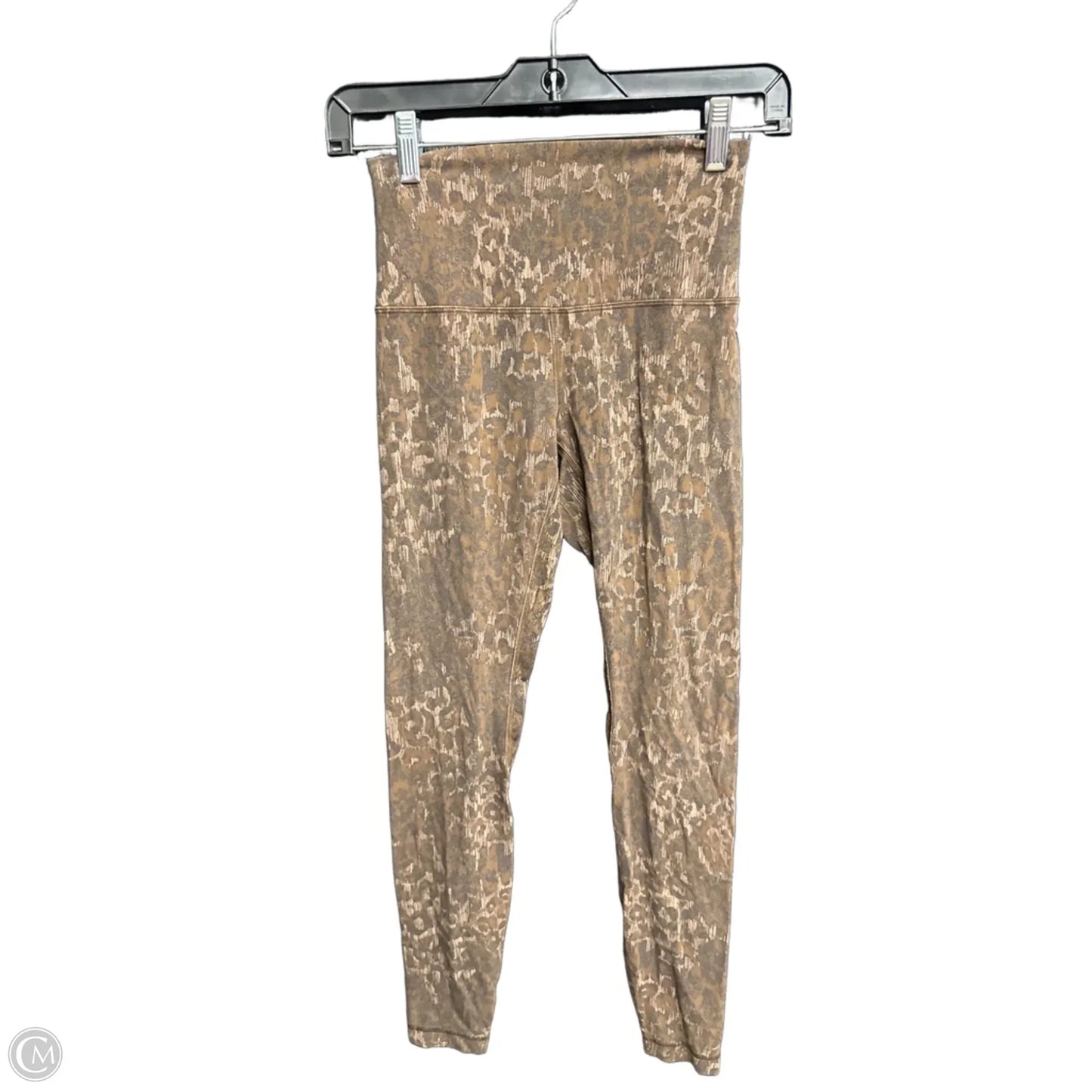 Athletic Leggings By Lululemon In Animal Print, Size: 4